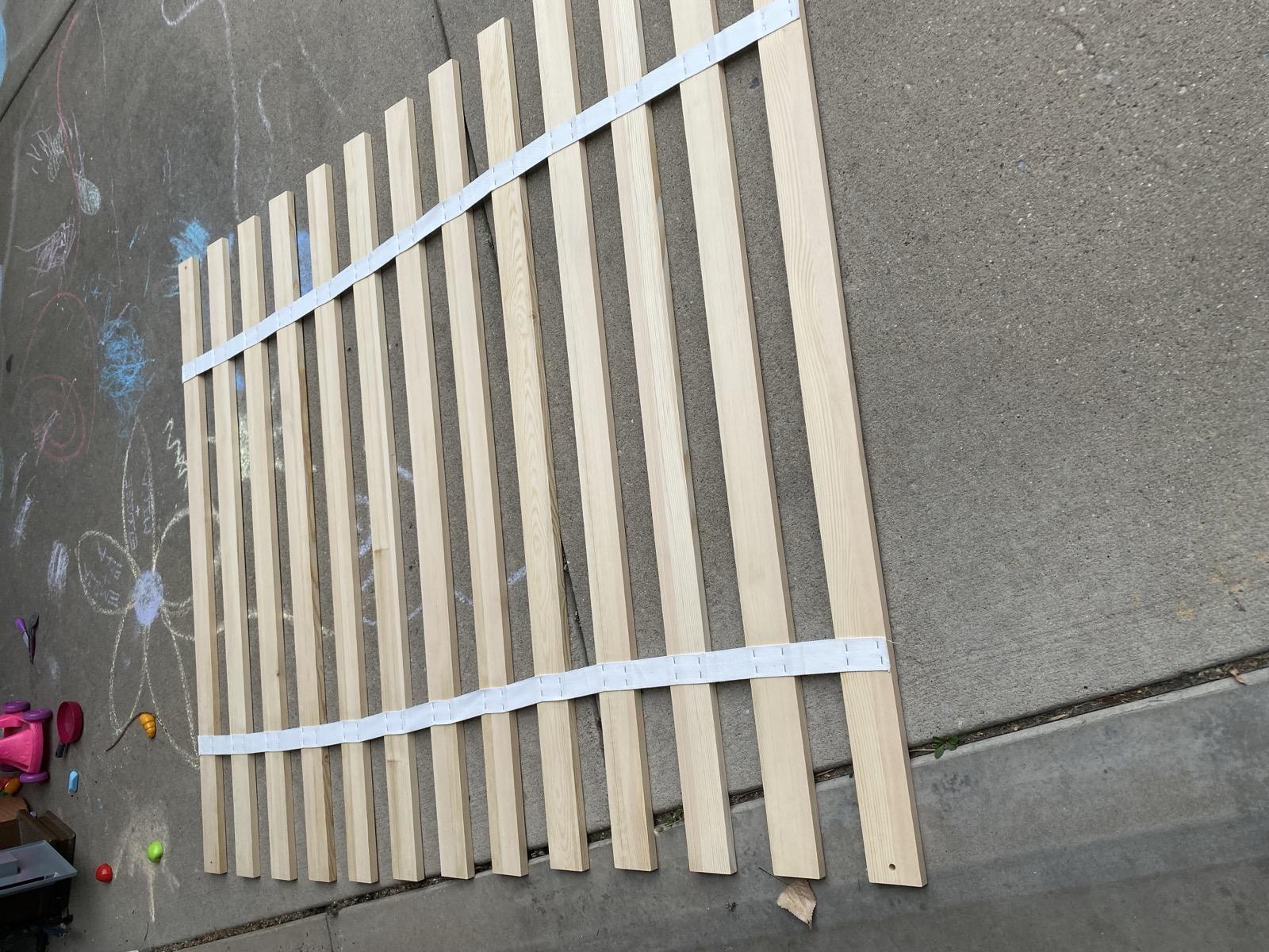 Proper slat spacing